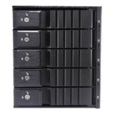 Hot Swap Module - BPN-SEA350HD, Trayless 3x 5.25" to 5x 3.5", SAS/SATA 12Gb/s, HDD, Black Hot-swap Rack