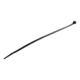 N/A - CBMZT10B, 10"(25cm) Cable Ties - 1/8"(4mm) wide, 100 Pack - Black