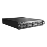 Server Chassis - M-280HD-MATX, Black HDD Handle, 8x 3.5" Hotswap Bays, No PSU, microATX, Black, 2U Chassis