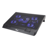 Cooling Pad - Blue LED Light Laptop up to 12-17", Black, Cooling Pad