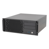 Server Chassis - CX4200e, 20" 4U Rackmount Chassis, ATX PSU, 240mm AIO Support, 2x 5.25", 2x 2.5", Black