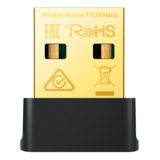 Wireless Adapter - Archer T2UB Nano, AC600, Dual-Band, Wi-Fi 5, Bluetooth 4.2, USB Wireless Adapter