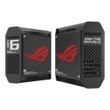 Wireless Router - ROG Rapture GT6(B-2-PK), IEEE 802.11ax, Tri-Band 2.4 / 5GHz / 5GHz, 574 / 4804 / 4804 Mbps, 3xRJ45, 1x USB 3.2 Gen 1, Retail Wireless Mesh System