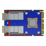 Network Adapter - MCX753436MS-HEAB, 200Gbps, 2xQSFP112, InfiniBand/Ethernet, OCP 3.0 Mezzanine Network Adapter