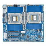 Motherboard - MZ73-LM0, AMD SoC, SP5 / 2, DDR5-4800 6TB ECC 3DS RDIMM / 24, VGA, M.2, USB 3.2 Gen 1 / 2, 10GbLAN / 2, E-ATX Retail