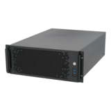 Server Chassis - CX4712, 25" 4U Rackmount Chassis, ATX PSU Support, 360mm AIO Support, 2x 5.25", 10x 3.5", 6x 2.5", Black
