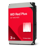 Storage Disk Drive - 3TB Red Plus WD60EFPX, 5400 RPM, SATA 6Gb/s, 256MB cache, 3.5" HDD
