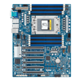 Motherboard - ME03-CE0, AMD SoC, SP6, DDR5-4800 ECC RDIMM / 12, VGA, M.2, USB 3.2 Gen1 / 2, MCIO / 3, 10GbLAN / 2, ATX OEM