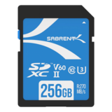 N/A - 256GB V60 SD UHS-II 270 / 170MB/s SD Memory Card