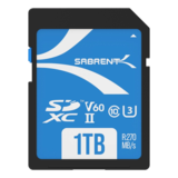 N/A - 1TB V60 SD UHS-II 270 / 170MB/s SD Memory Card