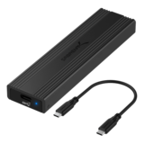 N/A - USB-C 3.2 to PCIe NVMe SSD External Hard Drive Enclosure, Black (EC-SNVE)