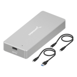 N/A - USB-C 3.2 to PCIe NVMe SSD IP67 Water Resistant External Hard Drive Enclosure, Gray (EC-WPTF)