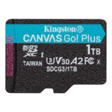 Flash Memory Card - 1TB Canvas Go Plus, Class 10, UHS-I, U3, V30, A2, microSD Memory Card