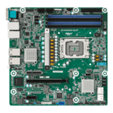 Motherboard - EC262D4U-2L2T, Intel® C262, LGA 1700, DDR5-4400 128GB ECC UDIMM / 4, VGA, M.2, USB 3.2 Gen1 / 2, 10GbLAN / 2, 1GbLAN / 2, microATX Retail