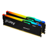 Memory Module - 32GB (2 x 16GB) FURY™ Beast DDR5 6000MHz, CL36, Black, RGB LED, DIMM Memory