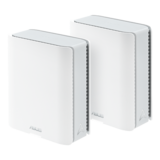 Wireless Router - ZenWiFi BT6(W-2-PK), IEEE 802.11be, Tri-Band 2.4GHz / 5GHz / 6GHz, 688 / 2882 / 5762 Mbps, 3xRJ45, 1x USB 3.0, Wireless Mesh System - TAA Compliant