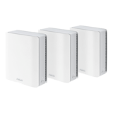 Wireless Router - ZenWiFi BT6(W-3-PK), IEEE 802.11be, Tri-Band 2.4GHz / 5GHz / 6GHz, 688 / 2882 / 5762 Mbps, 3xRJ45, 1x USB 3.0, Wireless Mesh System - TAA Compliant