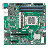 Motherboard - EC262D4U, Intel® C262, LGA 1700, DDR5-4400 128GB ECC UDIMM / 4, VGA, M.2, OCuLink / 2, USB 3.2 Gen1 / 2, 1GbLAN / 2, microATX OEM