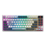 Keyboard - FORGE GK600 TKL WIRELESS SKY, RGB, Linear, Wired/Bluetooth/Wireless, White, Mechanical Gaming Keyboard