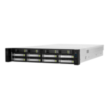 Server Chassis - RS216-07-CR800.OL.D, 8x 3.5"/2.5" External Bays, 2x 2.5" Rear External Bays, 800W CRPS PSU, EEB, Black/Grey, 2U Chassis - TAA Compliant