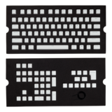 N/A - GAMING PBT Double-shot Keycaps Full 104/105-Keyset - White