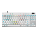 Keyboard - PRO X TKL RAPID, RGB, Magnetic Analog, Wired, White, Mechanical Gaming Keyboard
