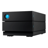 Storage Disk Drive - 28TB LaCie 2big RAID, USB-C 3.2 Gen 2, Black, External Hard Drive