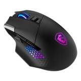 Mouse - VERSA PRO WIRELESS, RGB, 26000-dpi, Wired/Bluetooth/Wireless, Black, Optical Gaming Mouse