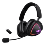 Headsets - ROG Delta II, Wired/Bluetooth/Wireless, Black, Gaming Headset