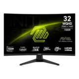 Monitor - MAG 321CQF E18, Curved, 31.5" Rapid VA, 2560 x 1440 (QHD), 0.5 ms, 180Hz, Gaming Monitor