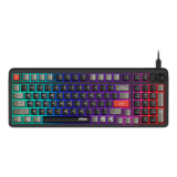 Keyboard - FORGE GK110, RGB, Wired, Black, Membrane Gaming Keyboard