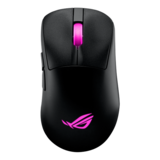 Mouse - ROG Keris II Origin, 3 RGB Zones, 42000-dpi, Wired/Bluetooth/Wireless, Black, Optical Gaming Mouse