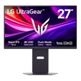 Monitor - UltraGear™ 27G850A-B, DisplayHDR™ 600, 27" Nano IPS, 3840 x 2160 (4K UHD), 1 ms, Dual Mode 240Hz/480Hz, FreeSync™ Premium Pro/G-SYNC® Compatible Gaming Monitor