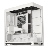 Computer Case - HS 420 VGPU, Tempered Glass, No PSU, E-ATX, White, Mid Tower Case