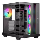 Computer Case - Light Base 500 LX, Tempered Glass, No PSU, ATX, Black, Mid Tower Case