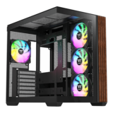 Computer Case - View 380 WS ARGB, Tempered Glass, No PSU, ATX, Black, Mid Tower Case