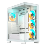 Computer Case - C500 PANORAMIC STEALTH ICE, Tempered Glass, No PSU, ATX, White, Mid Tower Case