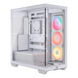 Computer Case - 3500X LX-R RGB iCUE LINK, Tempered Glass, No PSU, E-ATX, White, Mid Tower Case