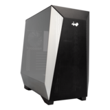 Computer Case - PRISM, Tempered Glass, No PSU, ATX, Black, Mid Tower Case