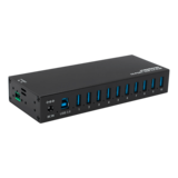 N/A - KWI-TPHUB10, Mountable Metal Industrial 10-Port USB 3.0 Hub