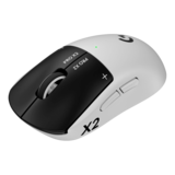 Mouse - PRO X2 SUPERSTRIKE, 44000-dpi, Wireless, Lunar Eclipse, HERO Gaming Mouse