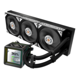 CPU Cooler - Steel Legend Dark 360 LCD, 360mm Radiator, Liquid Cooling System