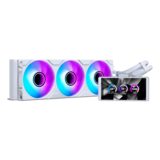 CPU Cooler - Glacier One 360M25 LCD, White, 360mm Radiator, Liquid Cooling System