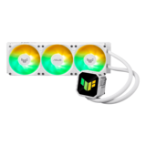 CPU Cooler - TUF Gaming LC III 360 ARGB White, 360mm Radiator, Liquid Cooling System