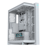Computer Case - ROG Cronox, LCD, Tempered Glass, No PSU, E-ATX, White, Full Tower Case