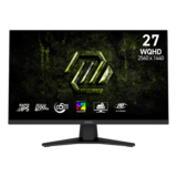 Monitor - MAG 274QF E20, DisplayHDR™ 400, 27" Rapid IPS, 2560 x 1440 (QHD), 0.5 ms, 200Hz, FreeSync™ Premium Pro/G-SYNC® Compatible Gaming Monitor