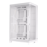 N/A - CAPO X, Tempered Glass, No PSU, ATX, Snow, Dual System Case