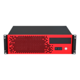Server Chassis - CX3152i-R, 15" 3U Rackmount Chassis, ATX PSU Support, 240mm AIO Support, 1x 5.25", 3x 2.5", Carminer Red