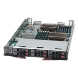 N/A - SuperBlade SBI-7126T-S6, Processor Blade, Intel® 5500, 6x SATA/SAS, Broadcom SAS2 2008, 12x DDR3, Dual 1Gb Ethernet