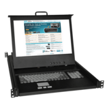 N/A - RACKMUX® Rackmount DVI USB + PS/2 KVM Drawer, 17" LCD, Numeric Keypad